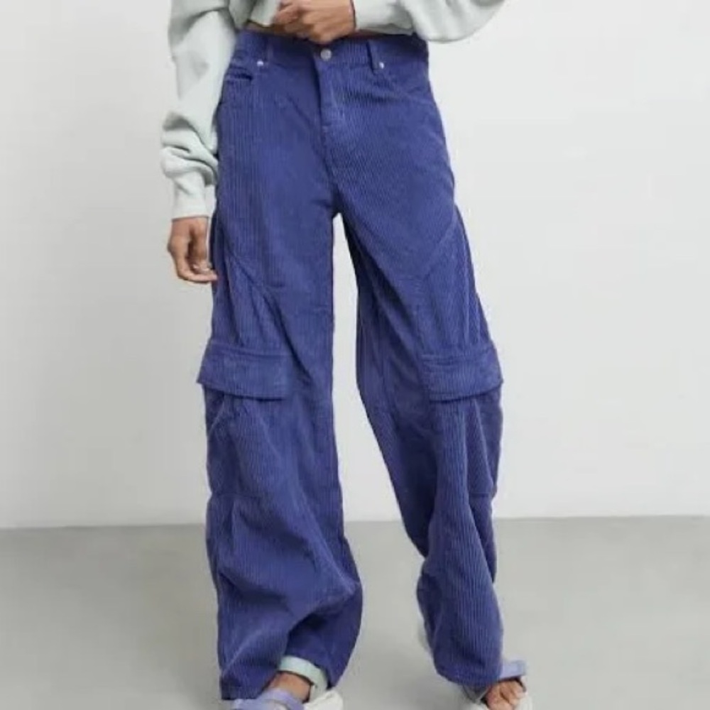 Urban Outfitters Blue Corduroy Pants